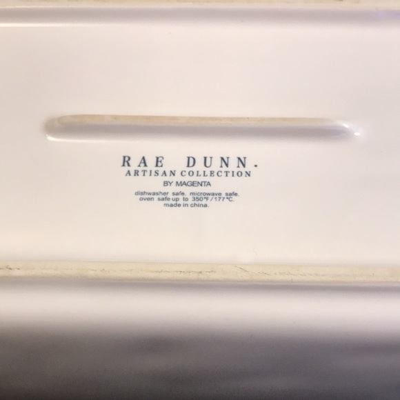 Rae Dunn “BAKE” Baking Dish Pan 9"x5" Rectangle - Picture 3 of 5